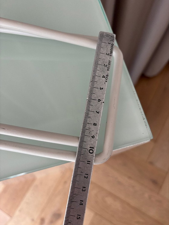 Vintage Minimalist Wall-Mounted Clothes Hanger – White Metal – Wall decoration (photo 9 of 9)