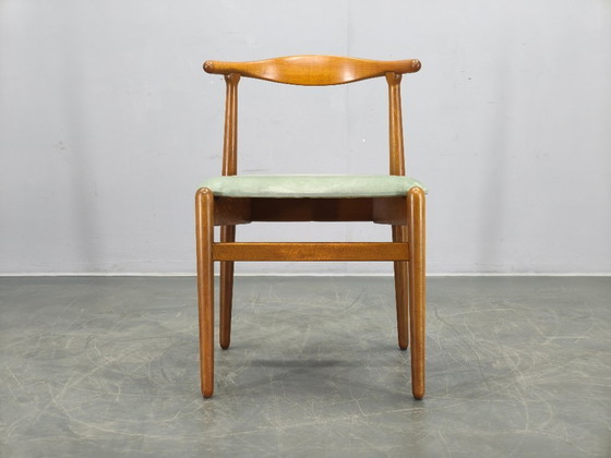 Image 1 of Hans Wegner Model 708 stoel voor Fritz Hansen, Denemarken, jaren 1960