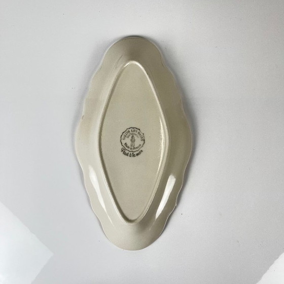 Image 1 of Piccolo piatto rosa di Salins-les-Bains, prima del 1970