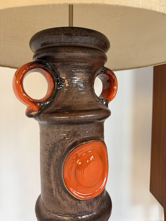 Image 1 of Vintage XL keramieken vloerlamp, Kaiser Leuchten ‘60
