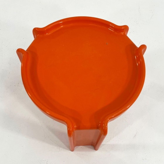 Image 1 of Mesa auxiliar naranja de Giotto Stoppino para Kartell, años 70
