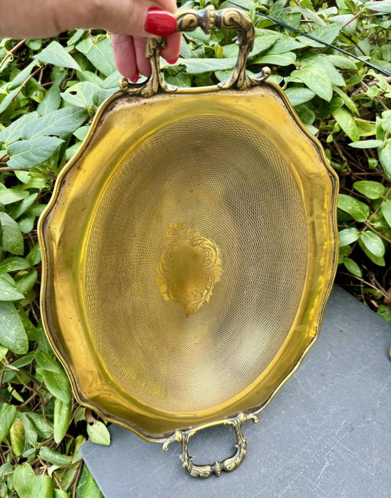 Barockes Podest-Mittelstück – Tischdekoration, Metal, Art Deco (photo 6 of 10)