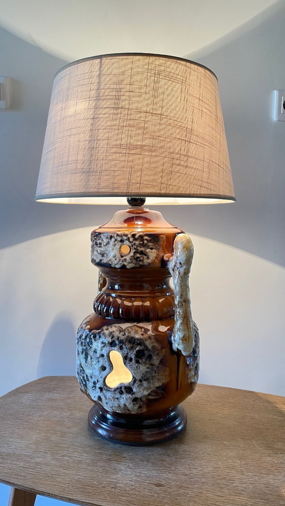 Image 1 of Fat Lava Lamp, Dubbele Verlichting, Vintage Stijl