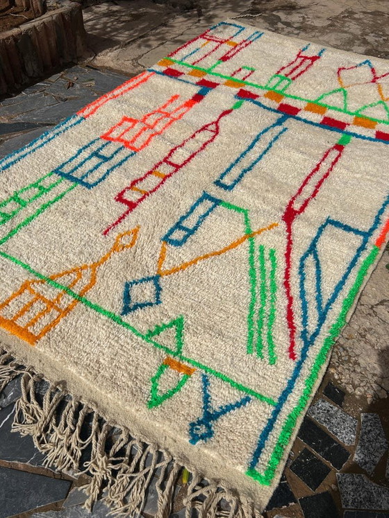 Authentiek traditioneel Marokkaans Azilal-tapijt, op maat gemaakt, 1,5/2,5 m – Ahrend, Vloerkleden en tapijten (photo 6 of 7)