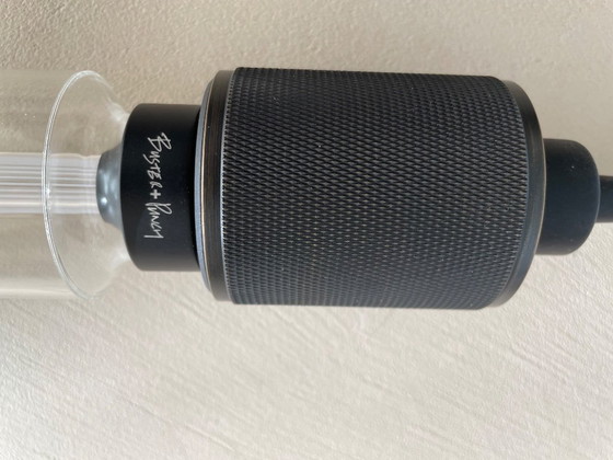 Image 1 of 2x Buster and Punch pendant lamp, heavy metal black