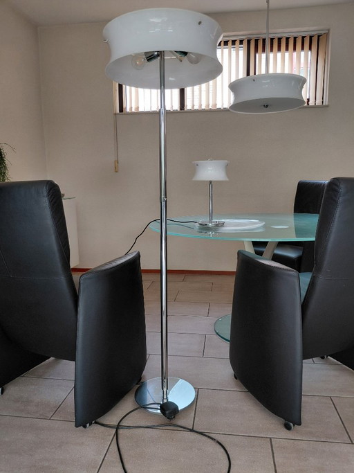 4 lámparas Bankamp Leuchte (lámpara de pared, lámpara de pie, lámpara de techo, lámpara de mesa) – hanglampen, Glass