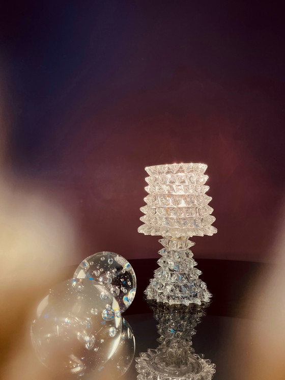 Image 1 of Lámpara de mesa de diseño italiano Barovie & Toso