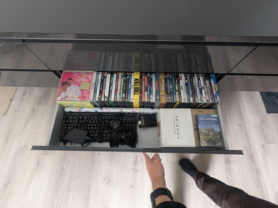 Image 1 of Design TV Cabinet – High Gloss with Lighting – 3m Wide