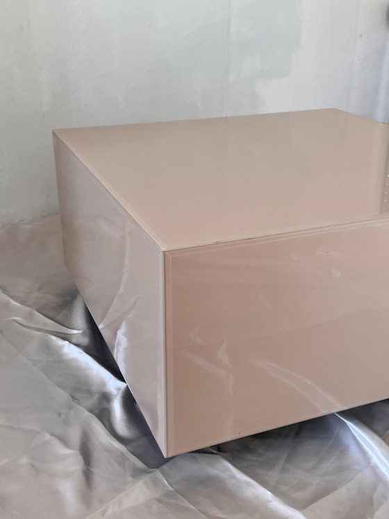 Image 1 of HK Living glass coffee table + pillar set