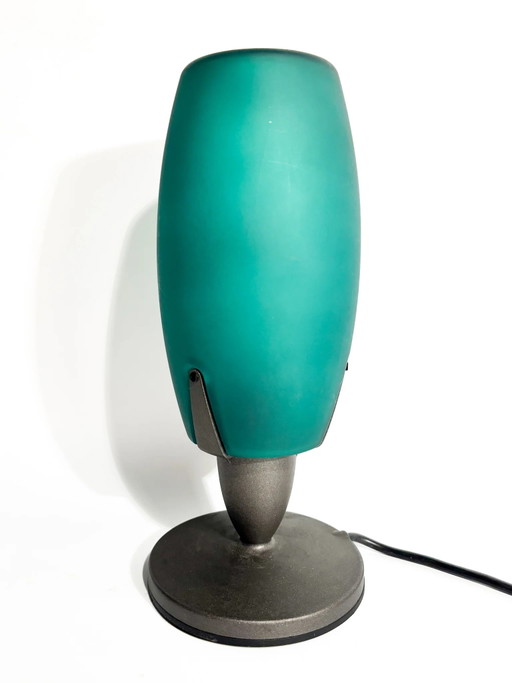 Tischleuchte Modell „Carina“, entworfen von Giampiero Tonetti in den 80er Jahren – verlichting, Glass, Postmodern