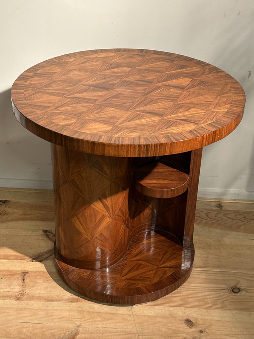Art Deco Bijzettafel in Pallisander Fineer