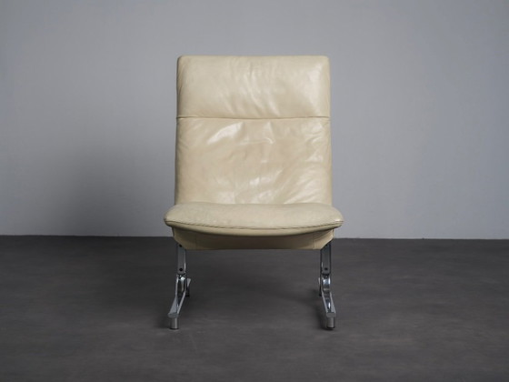 DS-2030 Leather Lounge Chair by Hans Eichenberger for De Sede, Switzerland, 1970s – Armchairs, Metal, Vintage (photo 2 of 10)