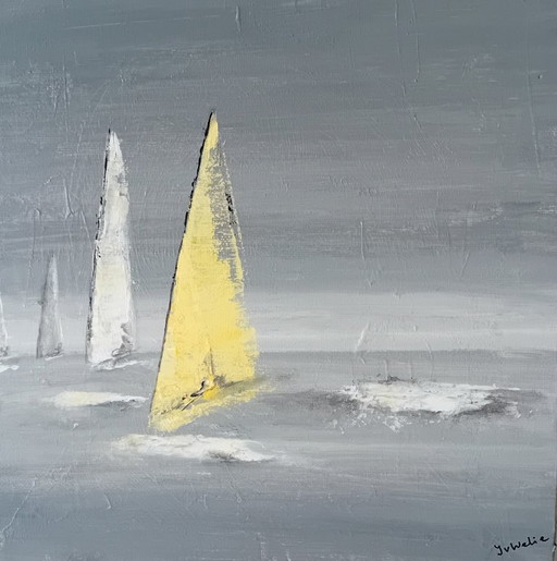 Schilderij "zeilen"