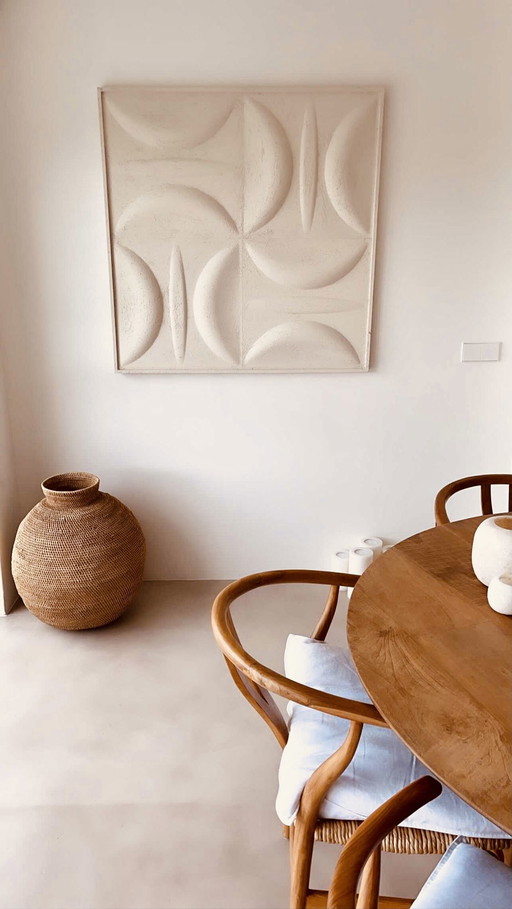 Abstrakte Wandskulptur