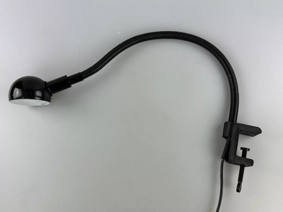 Image 1 of 60s 70s tafellamp klem lamp zwanenhals space age design metaal