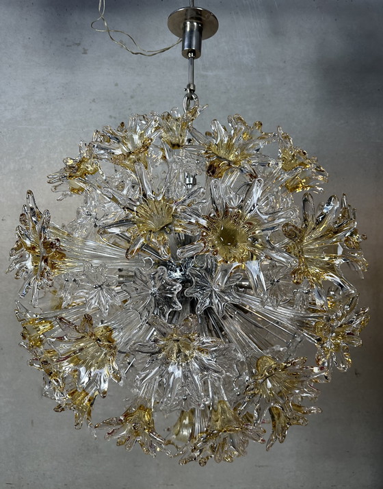 Image 1 of Lampadario XL Vintage Venini "Esprit" (prima edizione) - Toni Zuccheri