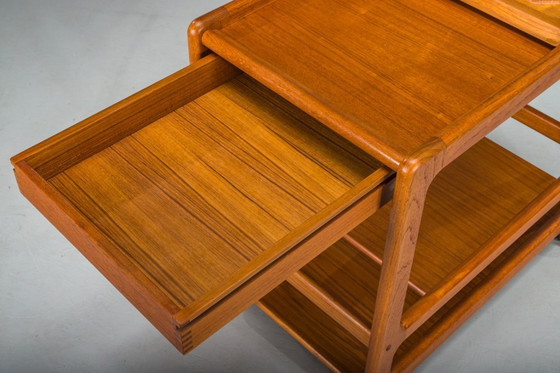 Image 1 of Carrello bar vintage in teak di Vildbjerg Møbelfabrik, Danimarca, anni '60