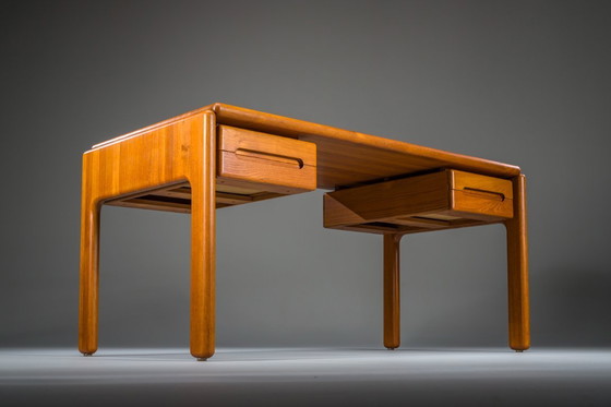 Image 1 of Vintage Danish Cabinetmaker Desk in Teak, 1950s
