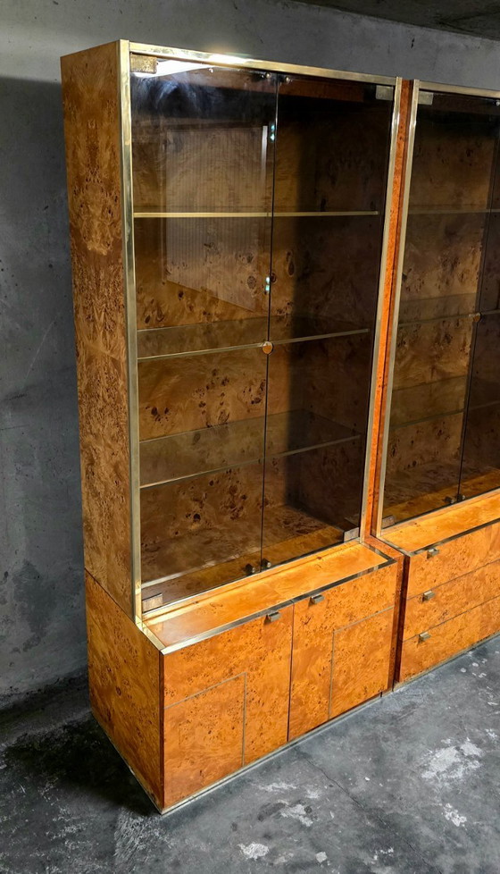 Image 1 of Set vitrines ontworpen door Jean-Claude Mahey voor Roche Bobois, 1970.