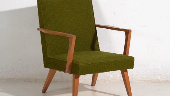 Poltrona vintage verde (c.1950) – Poltrone, Wood (photo 3 of 33)