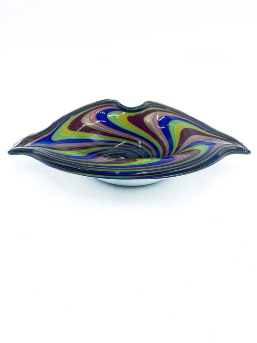 70s Multicolored Murano Glass Catchall