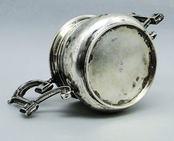 Biedermeier-Zuckerdose aus Silber, Österreich, 19. Jahrhundert – Tischdekoration, Silver (photo 7 of 13)