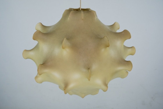 Image 1 of Rara lampada a sospensione in bozzolo di fiori di Taraxacum, prima edizione, anni '60.