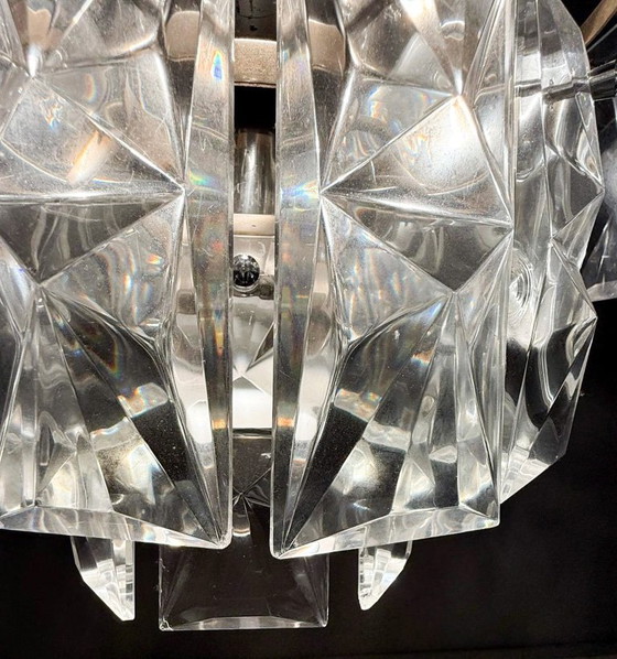 Image 1 of Mid Century Lustre/plafonnier de Kinkeldey, Allemagne, années 1970