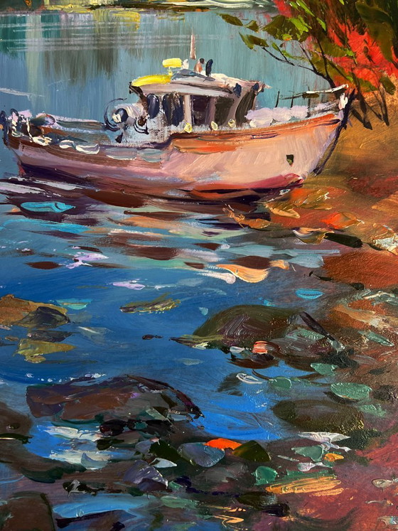 Image 1 of Un bateau près du rivage