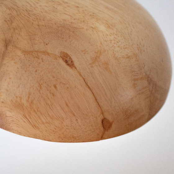 Image 1 of Light wooden box in the shape of an egg: modern design
