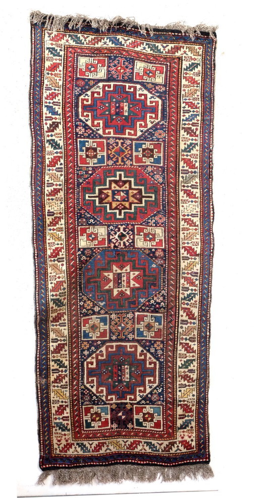 Kazak, Moghan area, Memling Gul, antique, 1910- 1925. 
