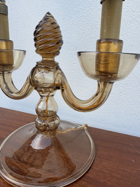 Image 1 of Antico candelabro in vetro di Murano Vittorio Zecchin