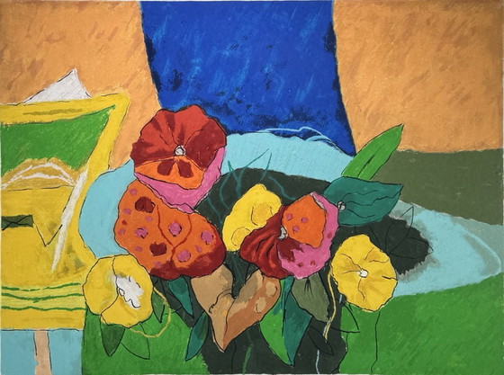 Henk van Vessem (1939-2026) - Flowers II – Litografie e stampe, Paper (photo 2 of 5)