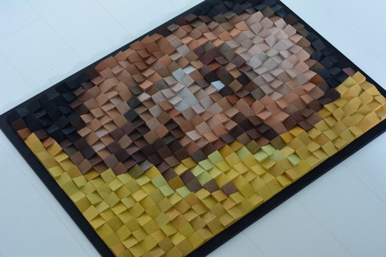 Image 1 of Arte in legno "Ritratto di Dalì"