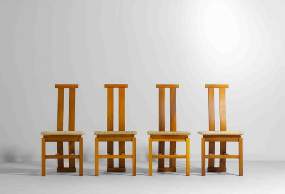 Image 1 of Sculptural 1980s dining chairs