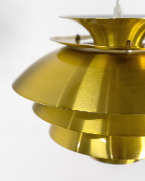 Image 1 of Barcelona Pendant Lamp by Bent Karlby for Lyfa, Denmark, Circa 1980