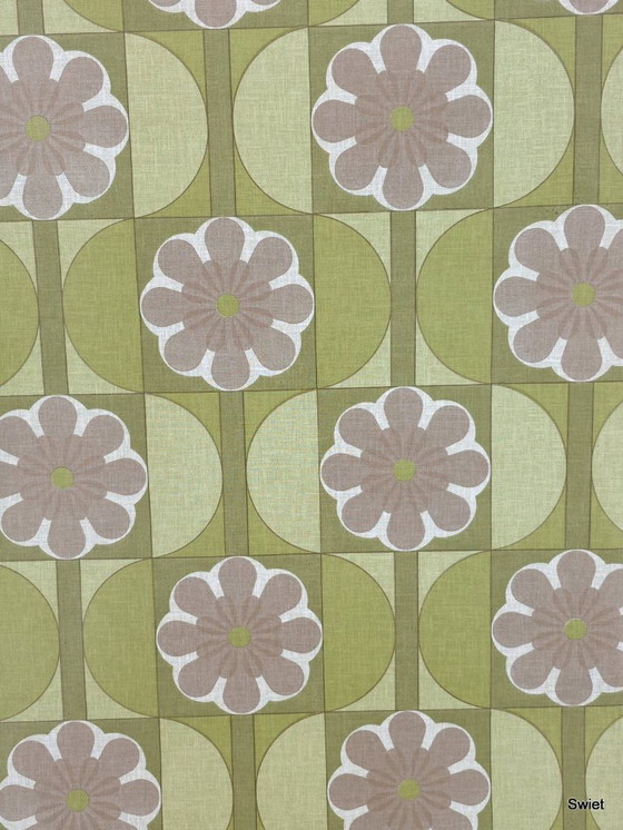 14303 Carta da parati Groovy anni '70 con fiori e quadrati – Decorazioni murali, Paper (photo 6 of 7)