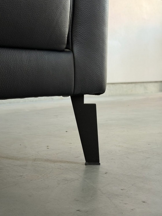 Rolf Benz Freistil 141 Armchair - as new – polished steel, Leather (photo 2 of 12)