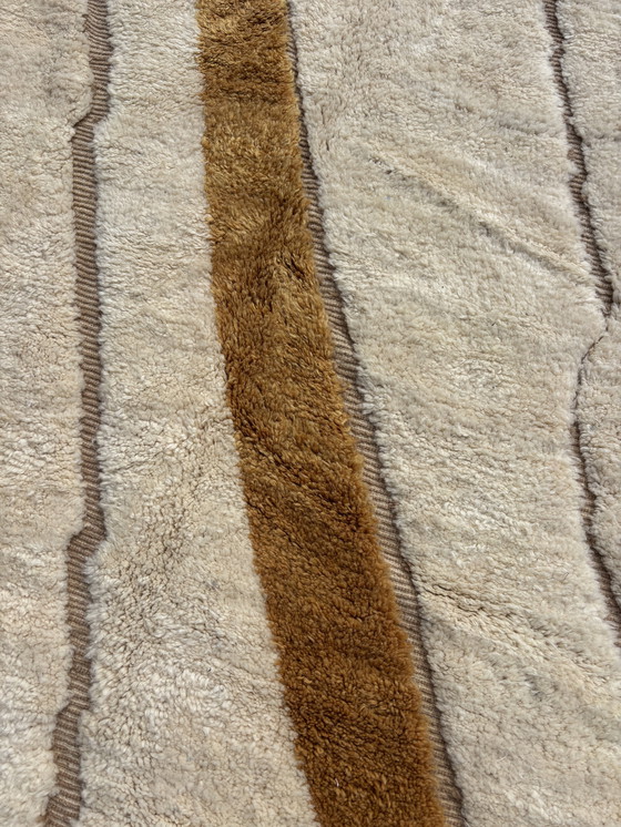 Image 1 of Luxe Marokkaans Berber tapijt Mrirt 265x350 cm - Pluche en kleurrijk handgeweven wollen tapijt