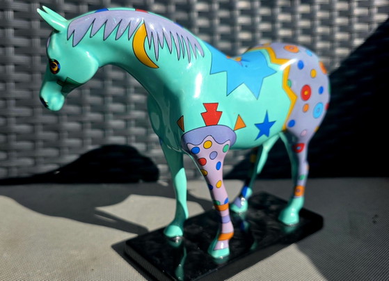 1E First Edition Spirit War Pony #1462 Tavlos 2003 – Trail of painted ponies, Decorative Objects, Ceramic (photo 2 of 8)