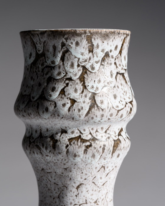 Image 1 of Albert Kiessling (KLW) Langenhessen Studio Vase Duo GDR East German Pottery