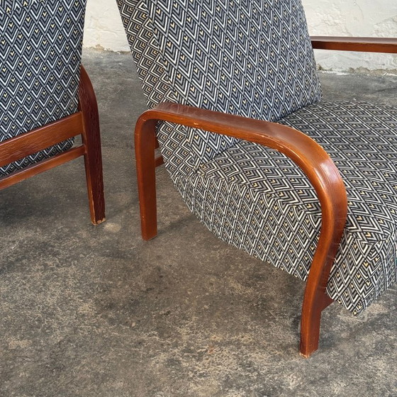 Image 1 of Paire de fauteuils Kozelka & Kropáček, années 1960