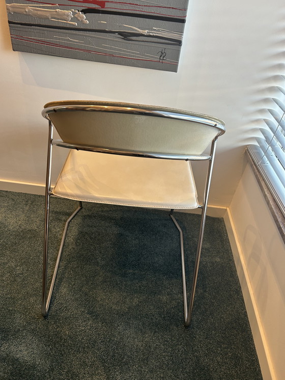 Image 1 of Vintage Effezeta stijl stoelen 2 stuks