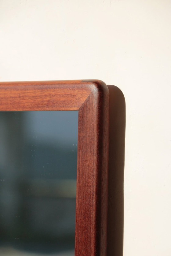 Image 1 of Miroir Rectangulaire en teck - Vintage - 04.01.24.02 