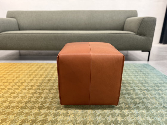 Image 1 of Eyye Kub 42 Sgabello Cera in pelle cognac