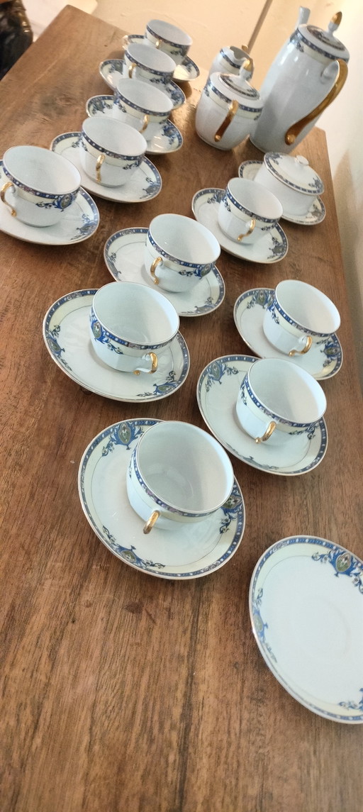 Servizio da caffè Victoria Schmidt M94-1213 Cecoslovacchia 1930-1945