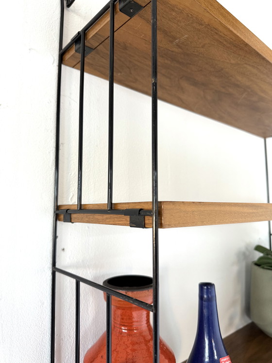 Image 1 of Vintage teakhouten wandrek, WHB Germany ‘60