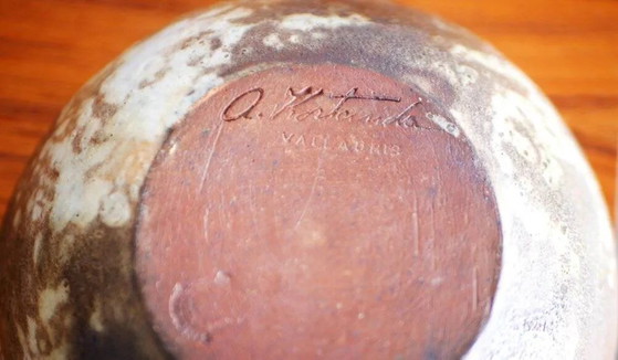Image 1 of Modern ceramic bowl by Alexandre Kostanda, 1960s