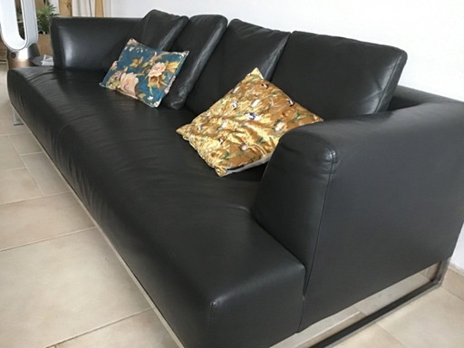 B&B Italia Solo leather sofa