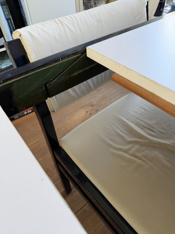 Image 1 of Pastoe table with 6 chairs 1967